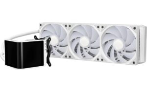 2101231_1 - Mediatech Wasserkühler Tryx Panorama SE ARGB 360 115X, 1200, 1700, 1851, AM4, AM5, Weiss