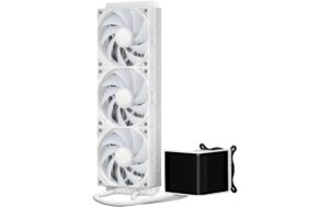 2101231_3 - Mediatech Wasserkühler Tryx Panorama SE ARGB 360 115X, 1200, 1700, 1851, AM4, AM5, Weiss
