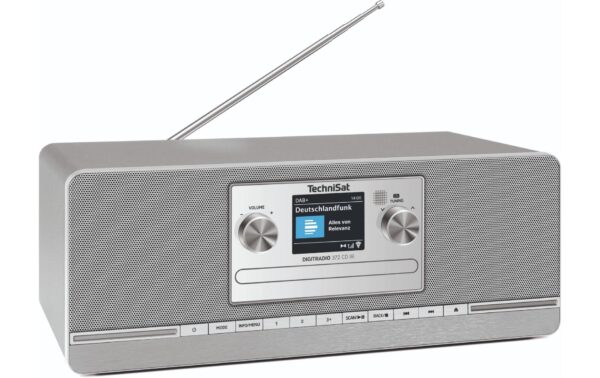 TechniSat DigitRadio 372 CD IR, schwarz DAB+, Internetradio, CD, Bluetooth