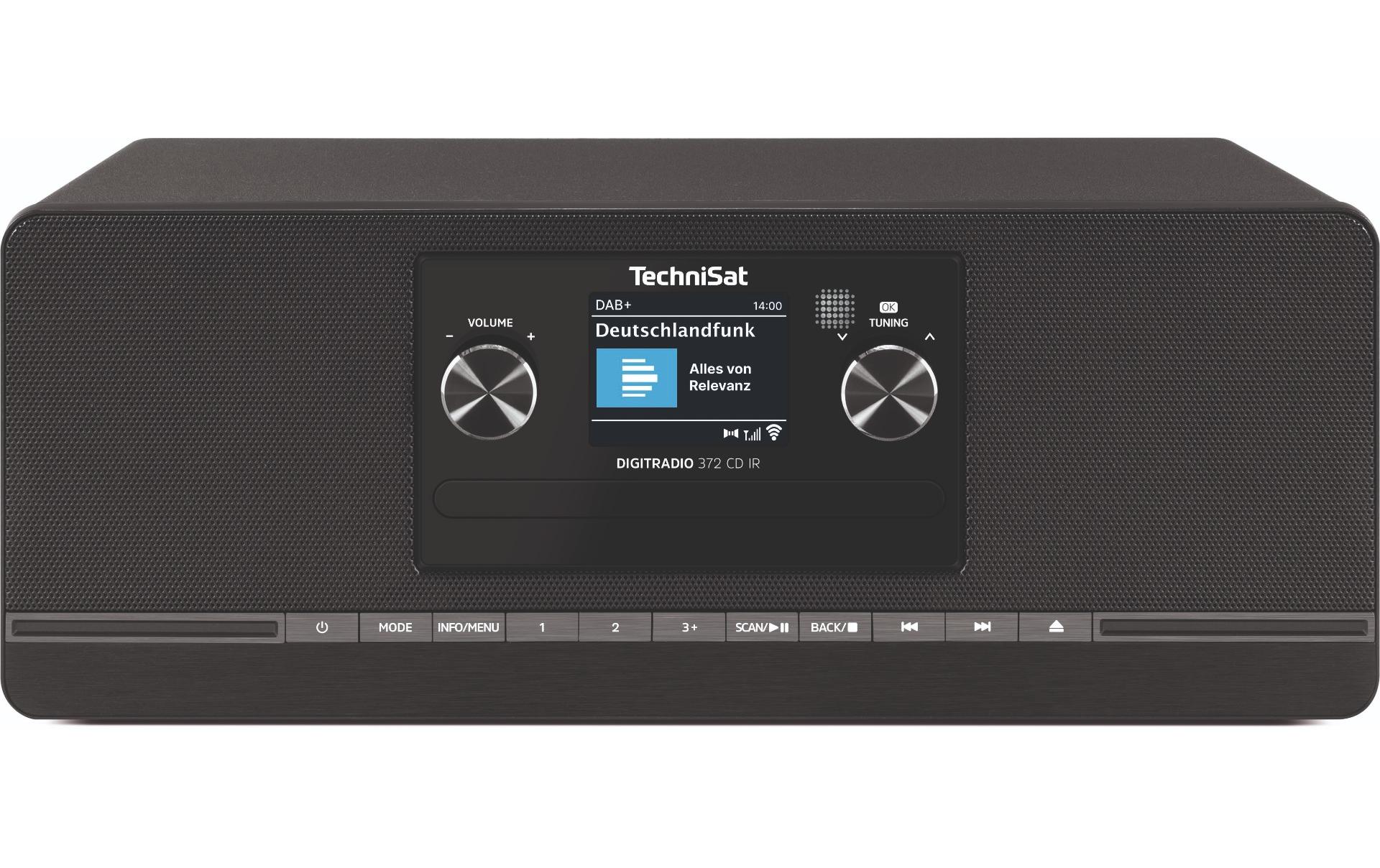 2105295_1 - Mediatech TechniSat DigitRadio 372 CD IR, silber DAB+, Internetradio, CD, Bluetooth
