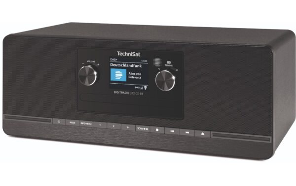 TechniSat DigitRadio 372 CD BT, schwarz DAB+, CD, Bluetooth