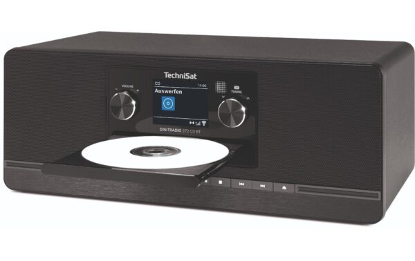 TechniSat DigitRadio 372 CD BT, schwarz DAB+, CD, Bluetooth