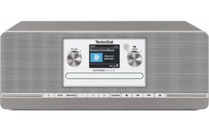 TechniSat DigitRadio 372 CD BT, silber DAB+, CD, Bluetooth