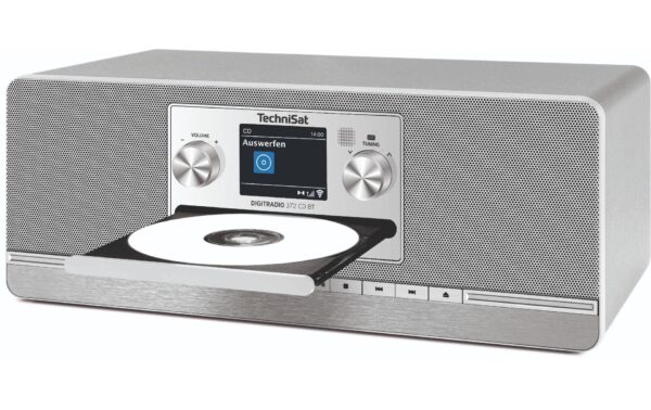 TechniSat DigitRadio 372 CD BT, silber DAB+, CD, Bluetooth