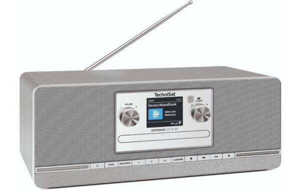 TechniSat DigitRadio 372 CD BT, silber DAB+, CD, Bluetooth