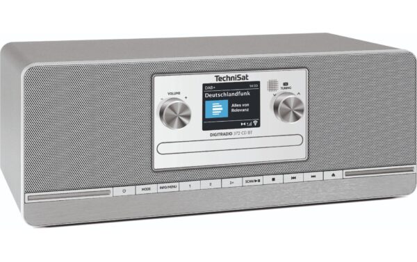 TechniSat DigitRadio 372 CD BT, silber DAB+, CD, Bluetooth