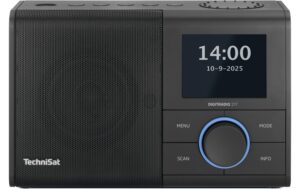 Technisat DigitRadio 217, DAB+ RAdio Silber, kabelgebunden, Wecker
