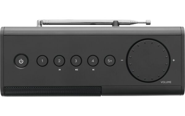 Technisat DigitRadio 217, DAB+ RAdio Silber, kabelgebunden, Wecker