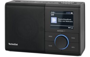 Technisat DigitRadio 217, DAB+ RAdio Silber, kabelgebunden, Wecker