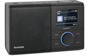 Technisat DigitRadio 217, DAB+ RAdio Silber, kabelgebunden, Wecker