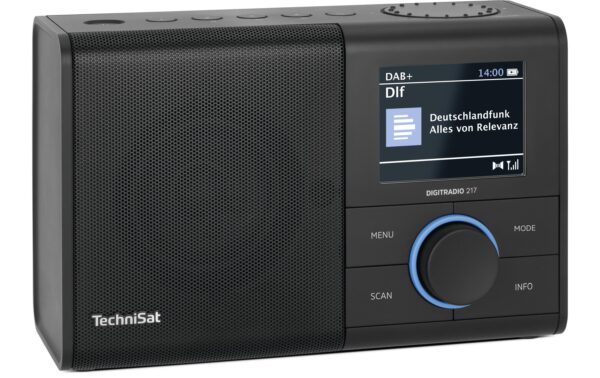 Technisat DigitRadio 217, DAB+ RAdio Silber, kabelgebunden, Wecker