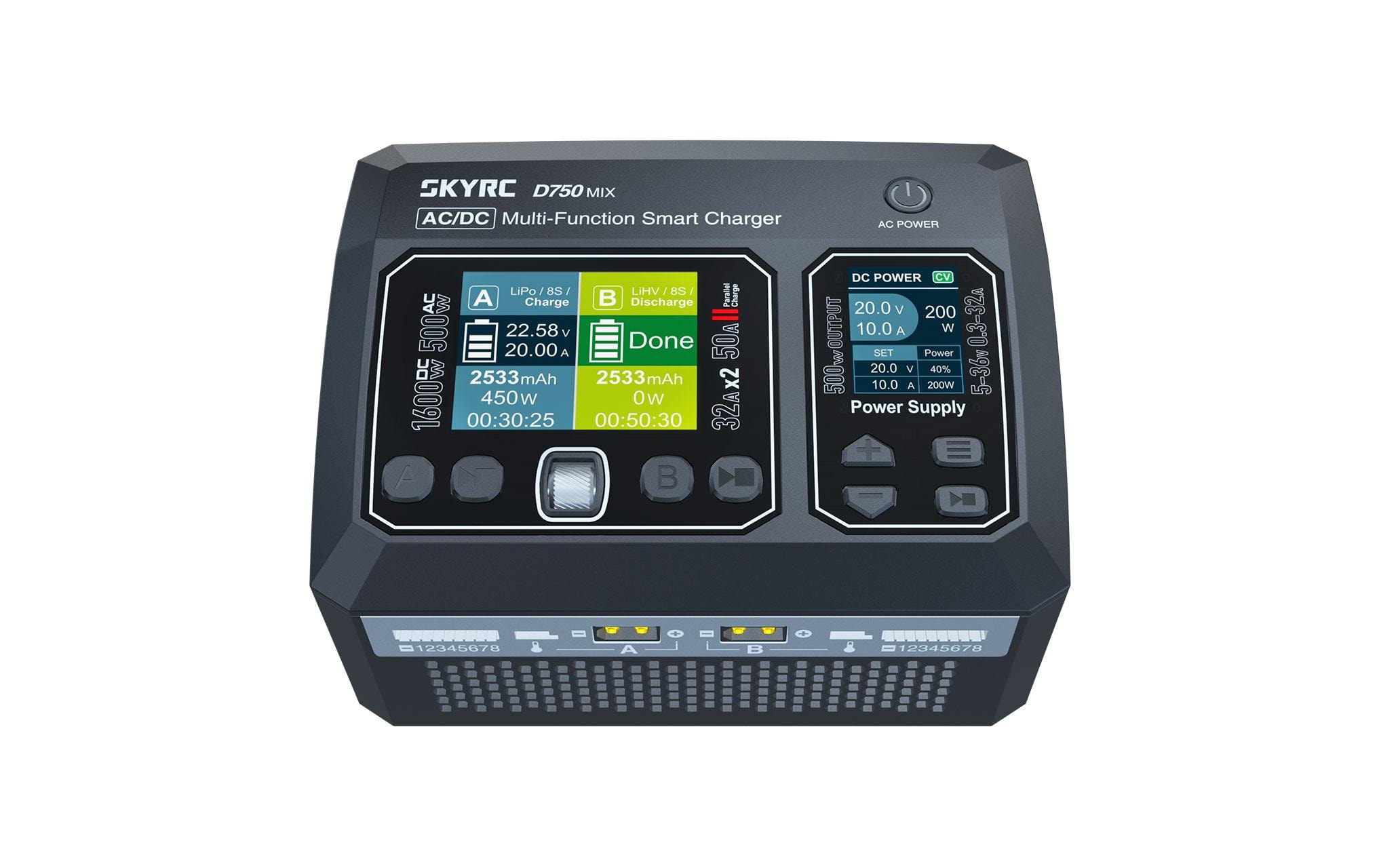 2106306_1 - Mediatech SkyRC D750 MIX Ladegerät LiPo 1-8s 32A 500W AC