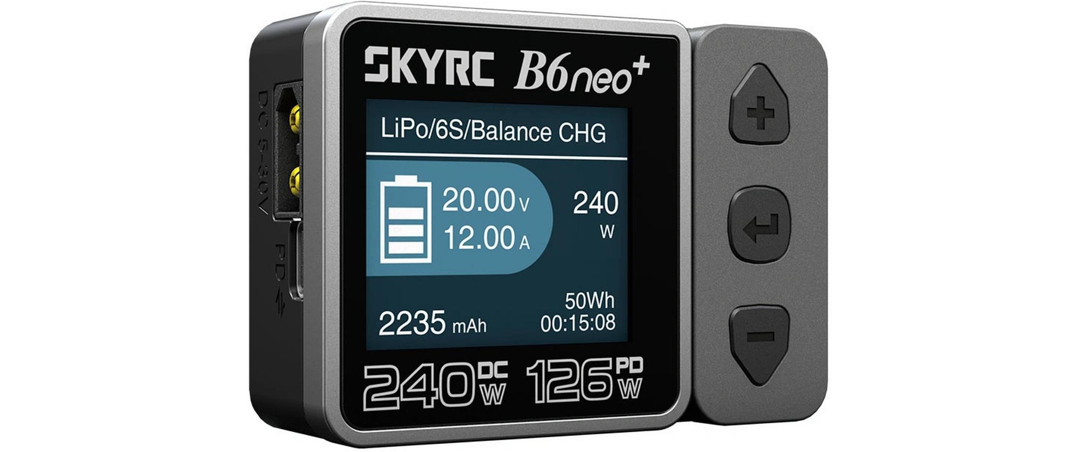 2106309 - Mediatech SkyRC B6neo+ Ladegerät grau LiPo 1-6s 10A 200W kaufen Schweiz | Mediatech.ch