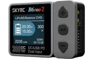 SkyRC B6neo 2 DC Ladegerät grau LiPo 1-6S 15A 300W
