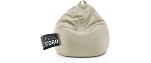 2107230_1 - Mediatech Lumaland Sitzsack 120l beige Comfort Feincord, Waschbar,