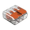 Wago Verbindungsklemme Compact 3-fach 2 Stück 3L 0.2…4mm² 32A 450V