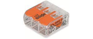2107958_3 - Mediatech Wago Verbindungsklemme Compact 3-fach 2 Stück 3L 0.2…4mm² 32A 450V