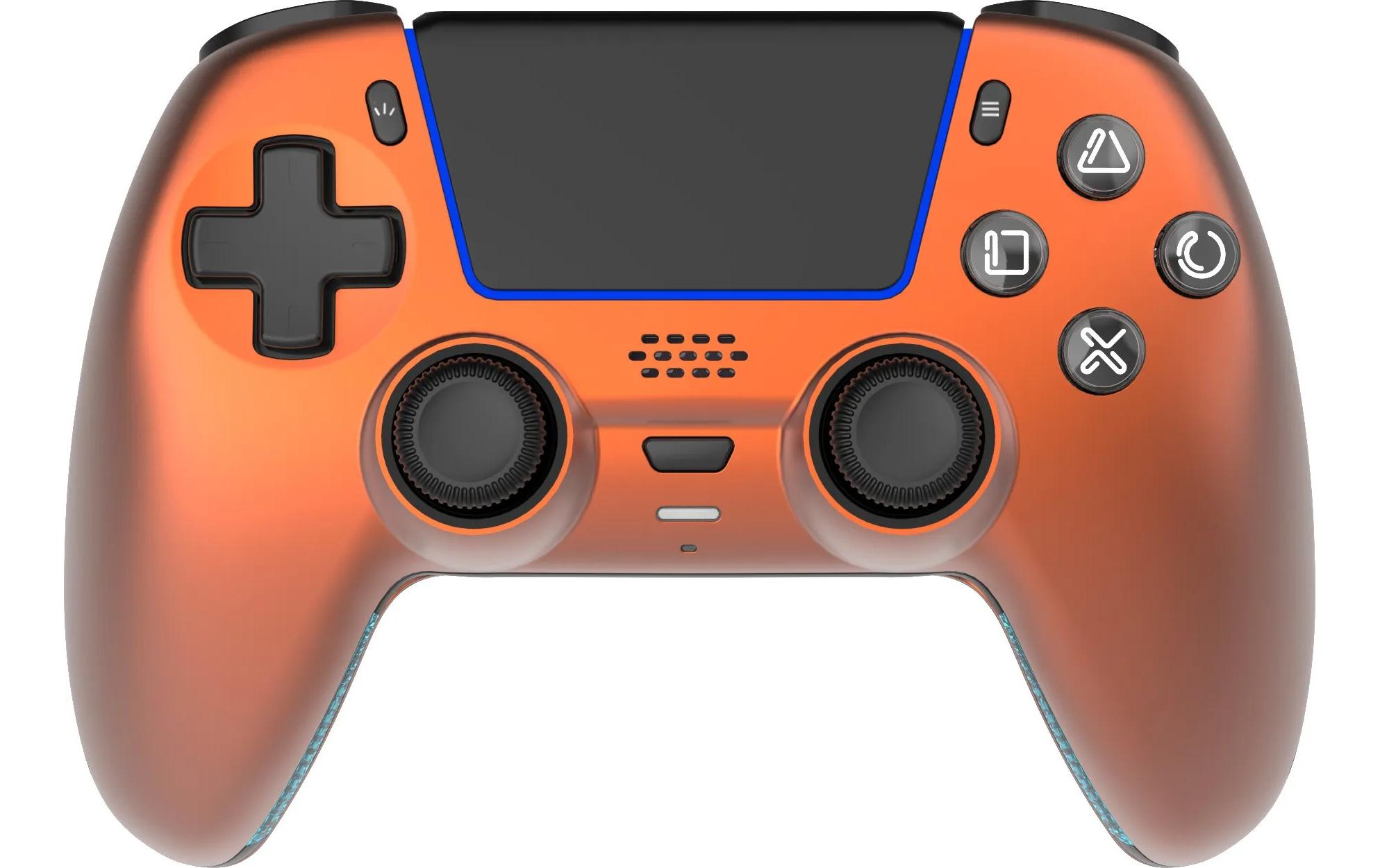 Deltaco Wireless Controller PS5 - orange mit Charging Dock kaufen Schweiz | Mediatech.ch