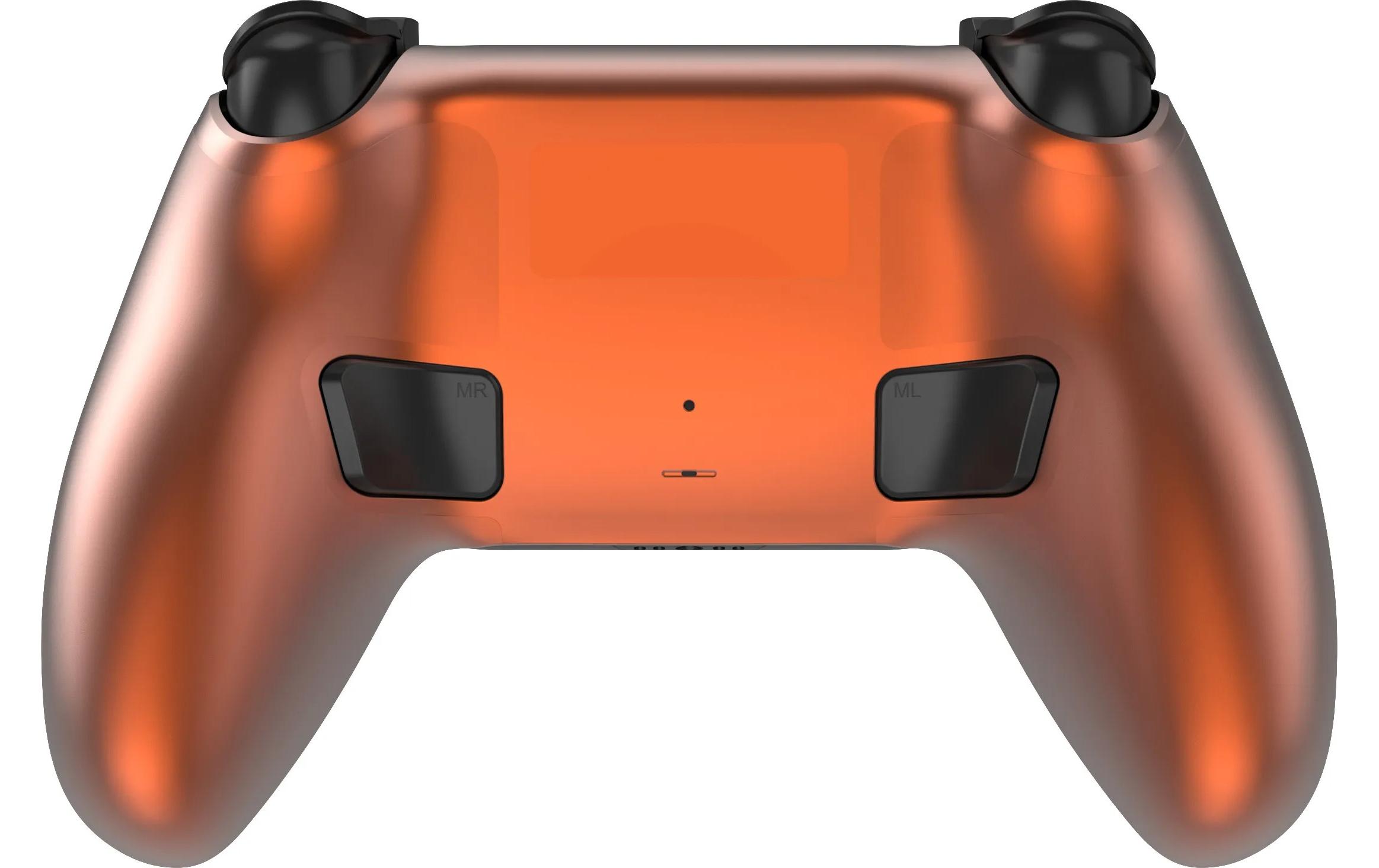 Deltaco Wireless Controller PS5 - orange mit Charging Dock