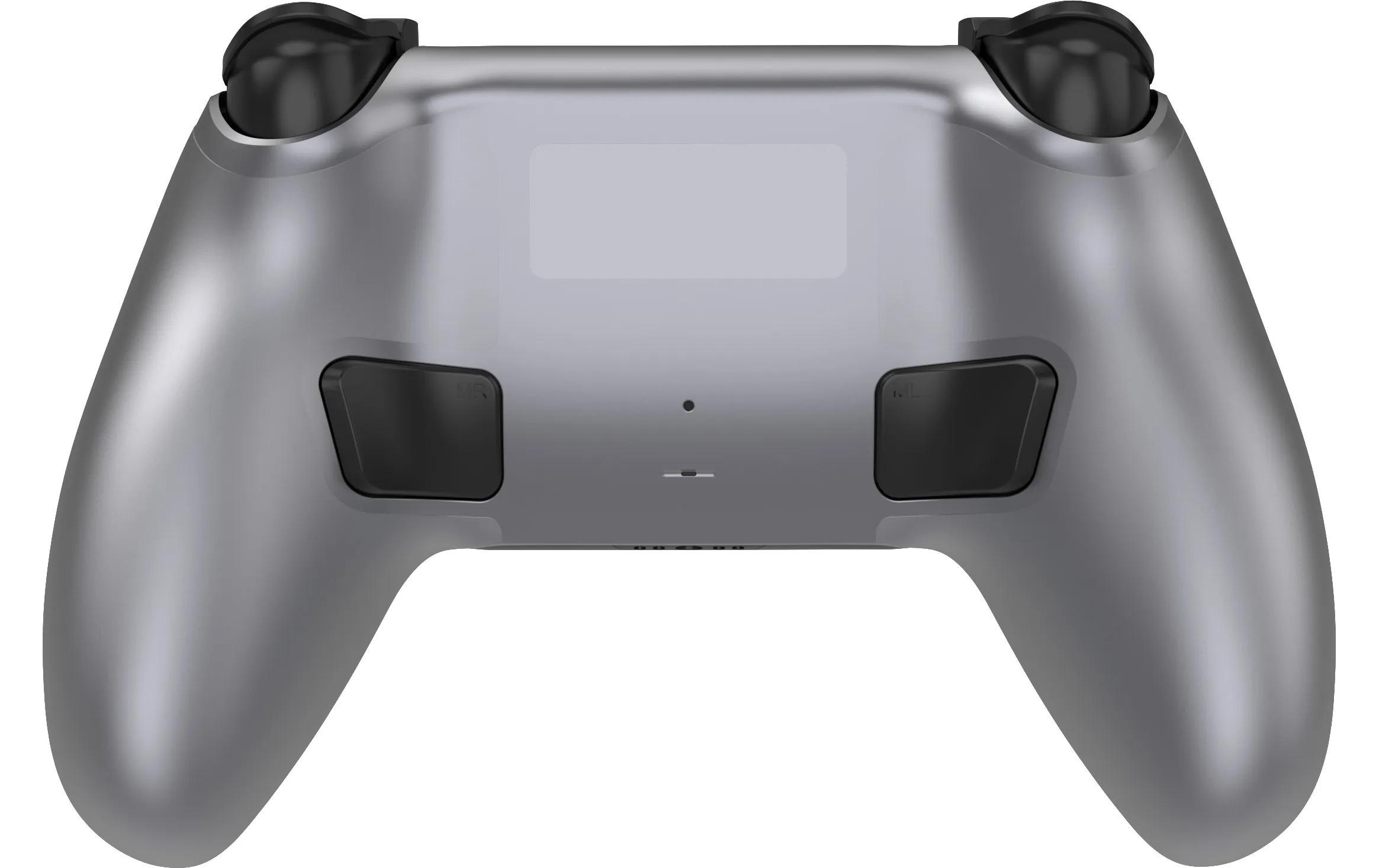 2108019_1 - Mediatech Deltaco Wireless Controller PS5 - grey mit Charging Dock