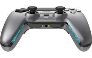 2108019_6 - Mediatech Deltaco Wireless Controller PS5 - grey mit Charging Dock