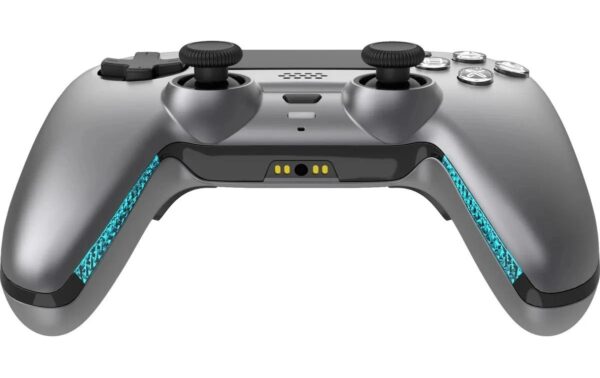 2108019_6 - Mediatech Deltaco Wireless Controller PS5 - grey mit Charging Dock