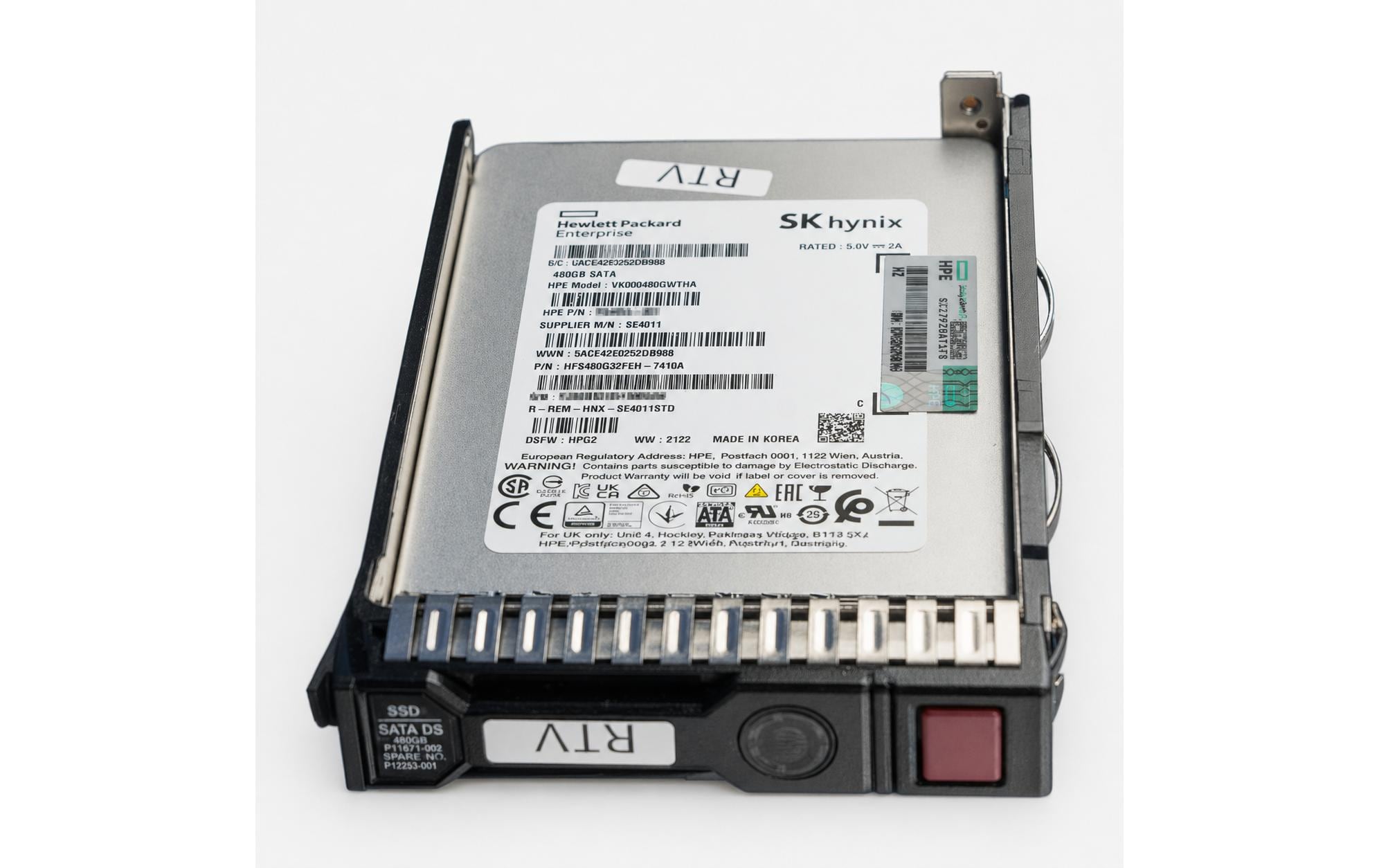 2109645 - Mediatech Hewlett Packard Enterprise SSD HPE 6G 2.5 SATA 1.92TB MU SC Spare zu HPE ProLiant Gen10 Server kaufen | Mediatech.ch