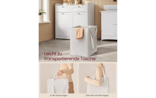 2109716_3 - Mediatech Vasagle Kommode Landhausstil, Weiss 78.9x40x80.2 cm, MDF, Spanplatte