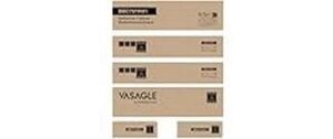 2109716_5 - Mediatech Vasagle Kommode Landhausstil, Weiss 78.9x40x80.2 cm, MDF, Spanplatte