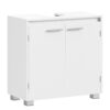 Vasagle Waschbeckenschrank, Weiss 60x30x60 cm , MDF, Spanplatte