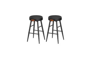 Vasagle Barhocker, 2er Set, Sitzhöhe 63cm 49.5x63 cm (DxH), Stahl, Kunstleder kaufen Schweiz | Mediatech.ch