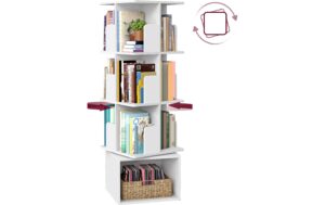 Vasagle Regal Weiss 40x40x124.6 cm, MDF, Spanplatte