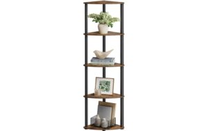 2109756 - Mediatech Songmics Eckregal Industrial 38.3x27x139 cm, Stahl, Spanplatte kaufen Schweiz | Mediatech.ch