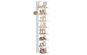 2109759 - Mediatech Vasagle Schuhgestell Weiss, 8 Ablagen 26.5x30x147 cm, Stahl, Spanplatte kaufen Schweiz | Mediatech.ch