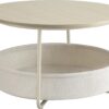 Vasagle Beistelltisch rund 75x45 cm (DxH), Spanplatte, Polyester