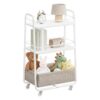 2109803 - Mediatech Vasagle Bartrolley Weiss 43.2x30.4x81 cm, Stahl, Polyester