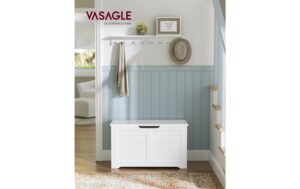 2109807_1 - Mediatech Vasagle Truhe Landhausstil, Weiss 80x40x46 cm, MDF, Spanplatte