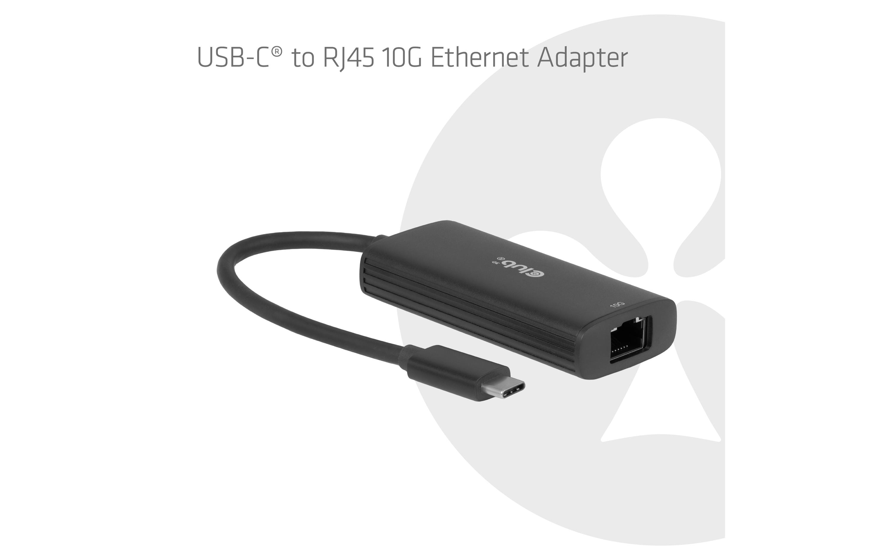 2110858_1 - Mediatech Club 3D, Ethernet Adapter USB-C zu RJ45 10Gbps