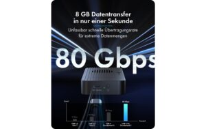 2111089_1 - Mediatech ICY BOX ext. M.2 NVMe Gehäuse Schwarz, M.2 NVMe SSD, TB 5