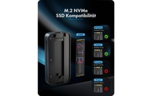 2111089_4 - Mediatech ICY BOX ext. M.2 NVMe Gehäuse Schwarz, M.2 NVMe SSD, TB 5