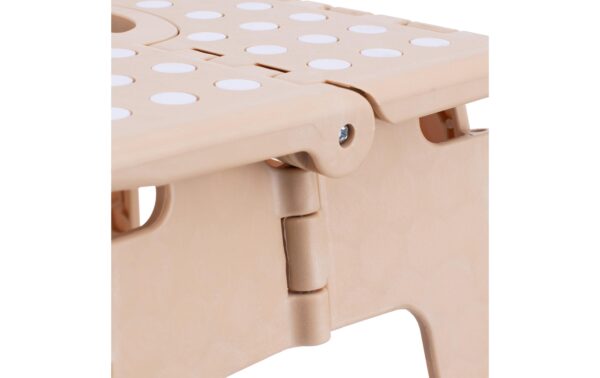 relaxdays Klapphocker faltbar XL Farbe: Beige