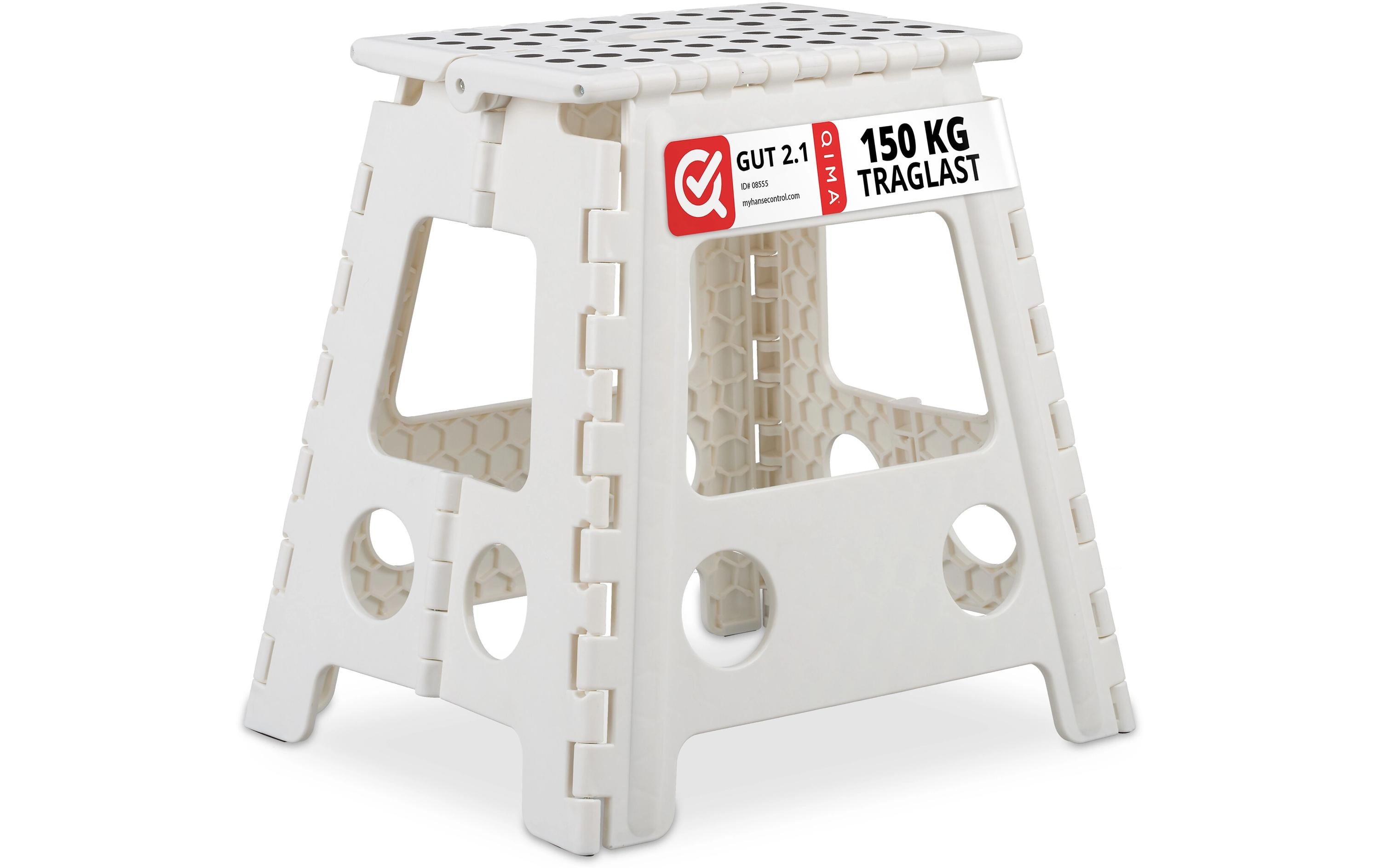 2111477 - Mediatech relaxdays Klapphocker faltbar XL Farbe: Weiss kaufen Schweiz | Mediatech.ch
