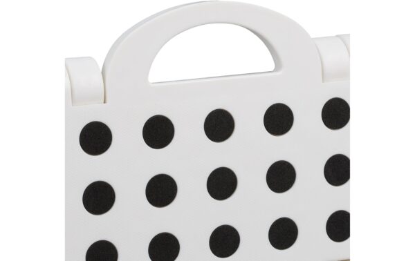 2111477_2 - Mediatech relaxdays Klapphocker faltbar XL Farbe: Weiss