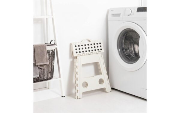 2111477_4 - Mediatech relaxdays Klapphocker faltbar XL Farbe: Weiss