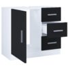 2112099 - Mediatech VCM Unterschrank Zalo XL Weiss/Schwarz