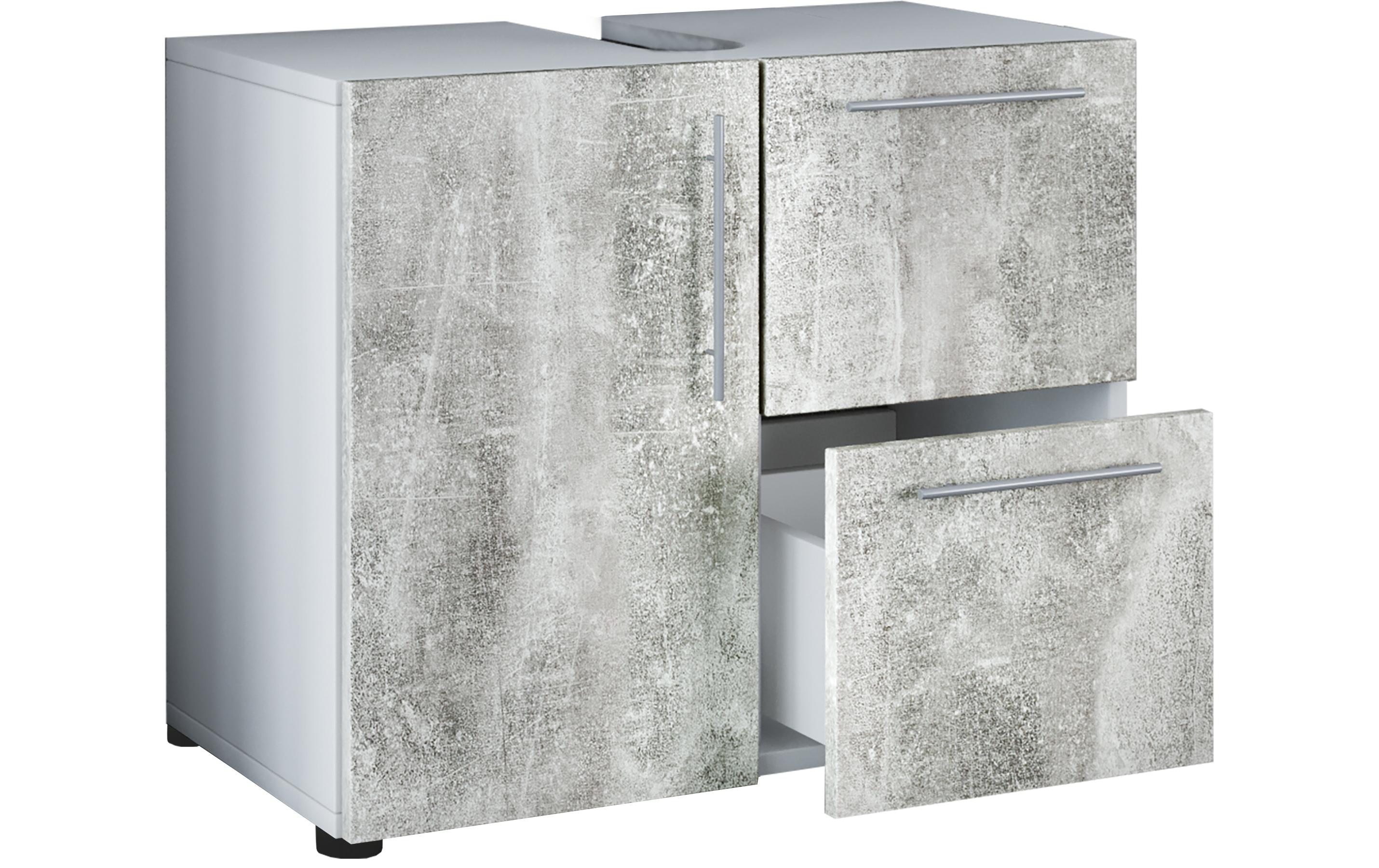 2112102 - Mediatech VCM Unterschrank Flandu Weiss/Beton kaufen Schweiz | Mediatech.ch
