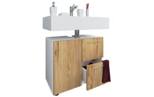 2112105 - Mediatech VCM Unterschrank Flandu Weiss/Honig-Eiche kaufen Schweiz | Mediatech.ch