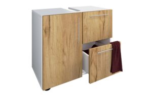 2112105_1 - Mediatech VCM Unterschrank Flandu Weiss/Honig-Eiche
