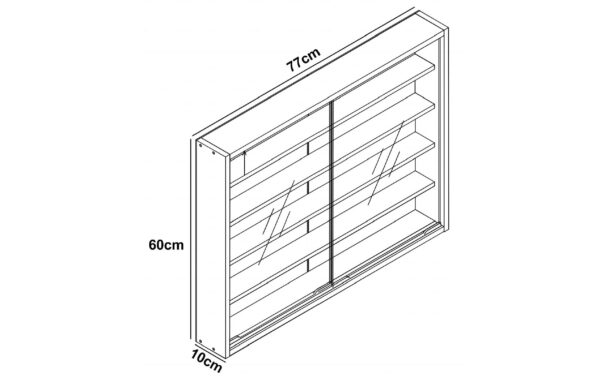 2112114_4 - Mediatech VCM Wandvitrine Agisa L Weiss