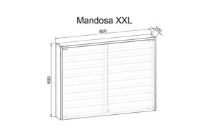 2112149_3 - Mediatech VCM Wandvitrine Mandosa XXL Schwarz